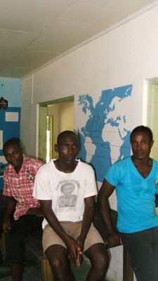 Community members of turtle conservation group, Ebodje.JPG