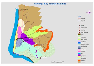 Gambia  kartong map Tourist facilities.jpg
