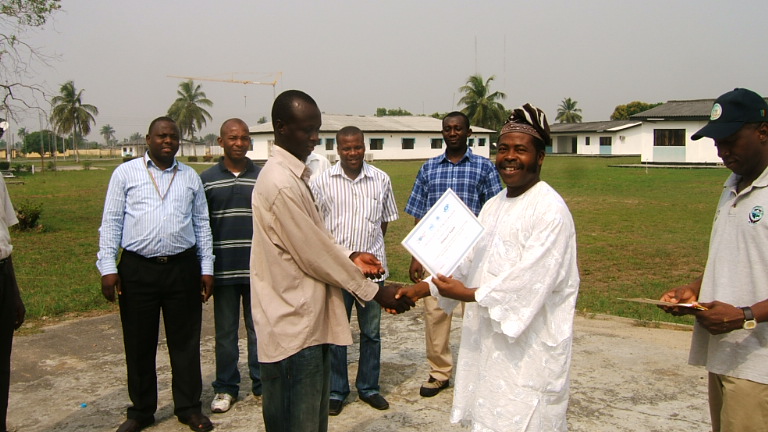 Certificate giving, Nigeria Induction training (2).jpg
